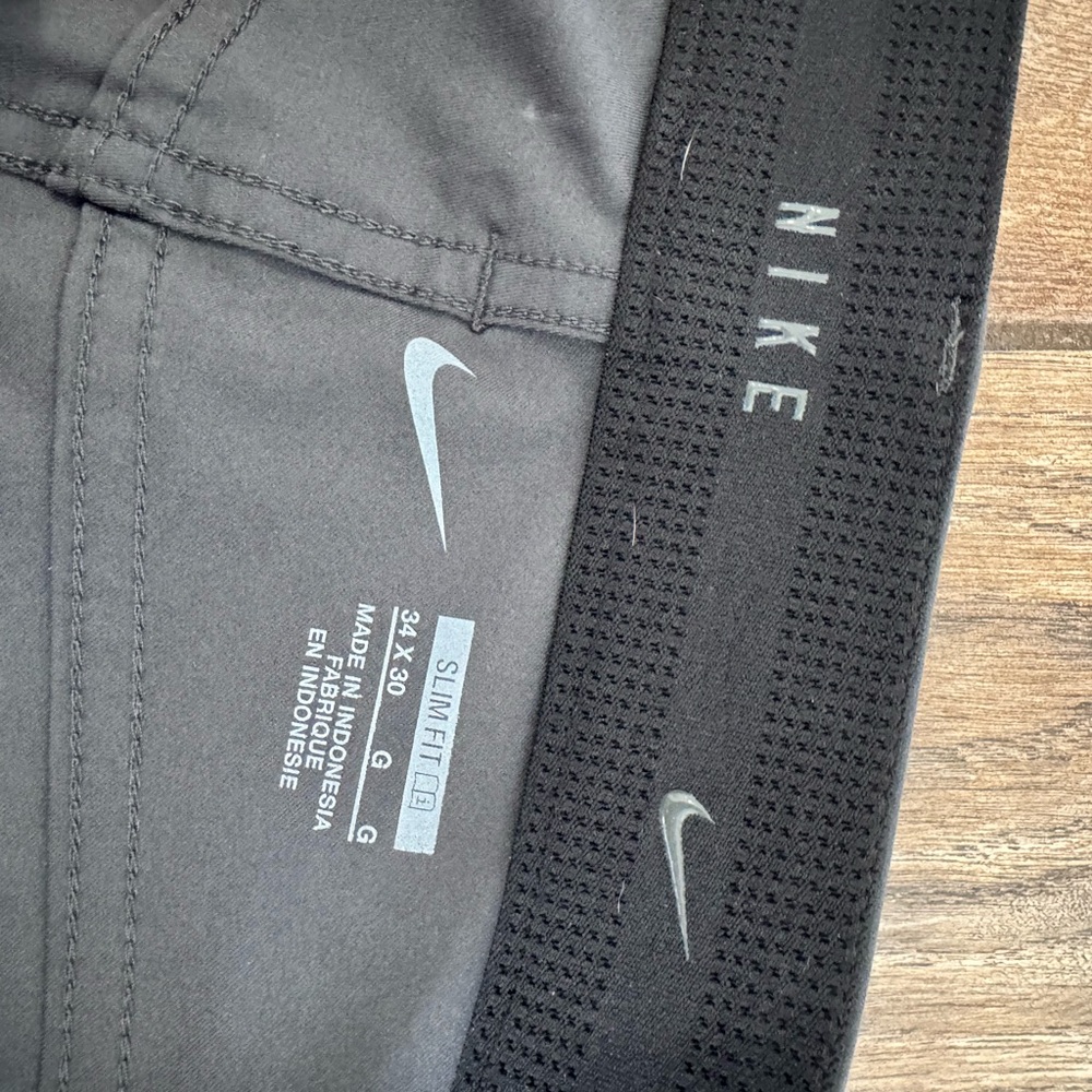 Nike Dark Gray Slim Fit Athletic golf pants